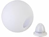 Luminea Home Control Gartenkugelleuchte: WLAN-Akku-Leuchtkugel mit RGBW-LEDs und App, 576 lm, IP54, Ø 30 cm (LED-Garten-Beleuchtung Kugel)