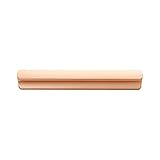 FIXCOR Zwei Packungen Schrankgriff Leichter Luxus-Stil Aluminiumlegierung Möbelgriff Schrankgriff Nicht leicht zu rosten - Lochabstand 224 mm - Gold (Color : Gold, Size : Hole distance128Mm)