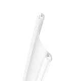 Schulte D2907 Dichtung 130cm weiß, PASSEND FÜR AUSGEWÄHLTE MODELLE VON SCHULTE, Duschdichtung Schwallschutz Wasserabweiser Dichtlippe