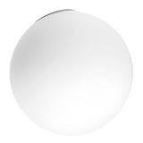 SOESFOUFU Milchig-Weißer Kugel-Lampenschirm Klare Glühbirnen Weiße Glühbirnen Deckenventilator Kronleuchter Veranda-Lichtabdeckung Pendelleuchtenschirme Pfostenlampenschirm