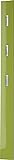 Germania 3255-184 Garderobenpaneel mit ausklappbaren Kleiderhaken Colorado in Grün Hochglanz, 15 x 170 x 4 cm (BxHxT)