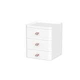 Makeup-Organizer Aufbewahrung Schubladentyp Desktop-Aufbewahrungsbox Mehrschichtige Büro-Finishing-Box Schmuck-Make-up-Box Staubdichtes Rack-Kosmetikbox-Organizer Countertop Organizer für Kosmetika