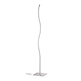 Navaris Designer LED Stehleuchte dimmbar - warmweiß - 24,5 x 24,5 x 148cm - 11,5W - wellenförmige LED Stehlampe mit Dimmer - Stand Leselampe