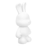 TOYANDONA Kaninchen-DIY-Ornamente Weiße Heimdekoration Mini-Figur Weiße Dekorationen Osterhasen-Dekor Kaninchen-Dekorationen Bastel-Hasenfiguren Hasen-Geburtstagsparty-Zubehör