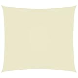 Sonnensegel, Sichtschutz Balkon, Balkon Sonnenschutz, Sonnenschutzsegel,Regenschutz Balkon, Seitenmarkise, Sichtschutz Terrasse, Oxford-Gewebe Rechteckig 2x3,5 m Creme