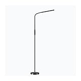 GRFIT Stehleuchte Stehlampe Stehlampe Lesen Lernen, Wohnzimmer, Vertikale Stehlampe, Schlafzimmer, Nachttischlampe, Augenschutz, Nur Lesen (ohne Lichtquelle) Standleuchte (Color : Schwarz)