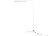 LED-Stehlampe Metall Silber 194 cm Touch-Funktion dimmbar Bogenlampe Mensa