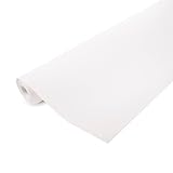 Fresco Renovliestapete Weiss 25mx1m (150g/m2) | Tapeten Wohnzimmer, Wandverkleidung 2500 x 100