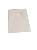 Sanotechnik SMC Brausetasse 90 x 90 cm weiß Steinoptik - Duschwanne Duschtasse Brausewanne Brausetasse Duschbecken Dusche Wanne Bad Badezimmer