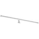 SEBSON® LED Spiegelleuchte 120cm Bad IP44 - Aufbauleuchte + Klemmleuchte, neutralweiß 4000K 15W 1500lm Aluminium - Schminklicht, Spiegellampe 1200x98x44mm