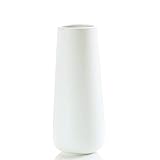 Maleielam® Vase Weiß Groß,28 cm Hoch,Keramik Vase für Pampasgras,Ideal zur Lagerung von Trockenblumen&Frische Blumen