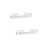 Alipis 2 Sets Nagelfreier Handtuchhalter Wandmontage Regale Geländerhalterung Wandregal Badezimmer-Handtuch-Organisationsstange Badezimmer-Handtuchhalter Badezimmerregal Platz