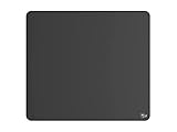 Glorious PC Gaming Race Elements Gaming Mousepad XL - Ice - Größ : 380 x 430 x 4 mm - Glas infundierte Stoffoberfläche - Schaumstoffkern - rutschfeste Gummibasis - Schreibtisch Matte - Schwarz