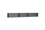 trendteam smart living Wandboard, Dusk Blue mit Anthrazit, 163 x 19 x 18 cm