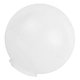 DOITOOL Acryl Lampenschirm 2 Stück Zaun-Lampenschirm Rund Deckenleuchte Ventilator Decke Außenboden Kugel-Lampenschirm Straßenlaterne Außen-Lichtkugeln Innen-Lichtabdeckung Lichtabdeckung