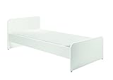 now! by hülsta minimo Kinderbett in Schneeweiß, 78,1cm H x 98cm B x 205cm T - Liegefläche 90cm x 200cm