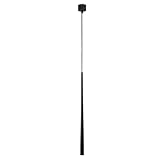 Advitit TABUNG 1P Pendelleuchte Schwarz G9 Schwarz (Keine Glühbirne enthalten)