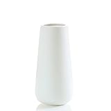 Maleielam® Vase Weiß,Keramik Vase für Pampasgras,Ideal zur Lagerung von Trockenblumen&Frische Blumen,Blumenvase Deko Wohnzimmer, Schlafzimmer