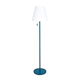 Greemotion LED-Akku-Stehlampe Outdoor, 3fach höhenverstellbar, türkis, dimmbar