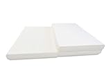 Alanpur Faltmatratze 120x195x8cm mit weißem Bezug Kaltschaum Allergiker geeignet