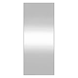vidaXL Wandspiegel Flurspiegel Spiegel Hängespiegel Dekospiegel Schminkspiegel Kosmetikspiegel Wohnzimmer Garderobe 40x100cm Glas Rechteckig