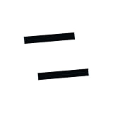 Warmhm 2 Stück Spiegel-Tapeten-Applikationen Verzierungen Schwarze Heimdekoration Abziehbare Schwarze Linie Wandaufkleber Flache Deckenleiste Klebriger Wandaufkleber