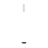 Lindby Stehlampe 'Vinsta' (Modern) in Weiß aus Glas u.a. für Schlafzimmer (1 flammig, E27) - Stehleuchte, Standleuchte, Floor Lamp, Wohnzimmerlampe, Schlafzimmerleuchte