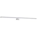 SEBSON® LED Spiegelleuchte 120cm Bad IP44 - Wandmontage - Spiegellampe neutralweiß 4000K 15W 1500lm hell - Badleuchte Aluminium 1200x109x40mm - Spiegel Beleuchtung