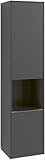 Villeroy & Boch Subway 3.0, Hochschrank, 2 Türen Anschlag (Scharnier) rechts, C58902; Farbe: Front/Korpus: Nordic Oak, Griff: Volcano Black