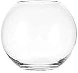Übergroße Kugelvase Ø 25 cm klare Glaskugelvase Kristallglas Vase mundgeblasen Höhe ca. 21 cm Öffnung Oben ca. 12 cm