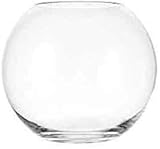 Übergroße Kugelvase Ø 25 cm klare Glaskugelvase Kristallglas Vase mundgeblasen Höhe ca. 21 cm Öffnung Oben ca. 12 cm