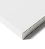Desktronic Tischplatte 160x80 cm Schreibtischplatte – Perfekt für höhenverstellbare Schreibtische, Esstische und mehr – Made in Europe – 25 mm stabile Tischplatte langlebig (Weiß)