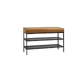 schuhregal Schuhbankregal mit kissen gepolsterter Sitz, Schuhablageregal Bank, 2 -Tier -Schuhorganisator - Eingangshalle Flur Wohnzimmer Schlafzimmer Metallschuhschrank Metallschuhschrank Schuhablagen