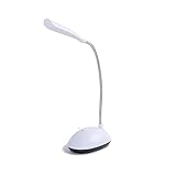 CLoxks Schreibtischleuchte LED Schreibtischlampe Tischplatte Laternen flexible faltbare Augenschutz Tischlampe AAA Batteriebetriebene-Lesebuch-Lichter Nachtlicht