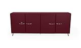 TENZO Sideboard NOVA mit 4 türen, Engineered Wood, H86,5 T43 B109 cm