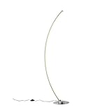 etc-shop Stehlampe Stehleuchte Bogenlampe dimmbar mit Fernbedienung Esszimmerlampe RGB Farbwechsel CCT-Schaltung, dimmbar, LED 21W 1300lm warmweiß-kaltweiß, LxBxH 50x24,5x140 cm