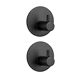 Kleiderhaken Wandmontage Klebehaken selbstklebend Schwarz Wandmontage Haken Schlüsselhülle Handtuch Super Strapazierfähig Edelstahl Haken ohne Bohren ohne Wandgarderobe Haken