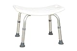 Activ8 Duschhocker Höhenverstellbar Badesitz Rutschfest Aluminium Badesessel Behinderungshilfe Sitzhocker für Senioren, Behinderte und Behinderte