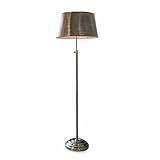 Loberon® Stehlampe La Serena, Eisen, H/Ø ca. 168/44.5 cm, silber