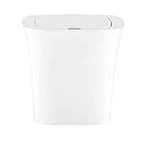 ONCLI Mülleimer Wasserdicht Intelligenter Infrarot-Sensor Abfalleimer Haushalt Küche Wohnzimmer Bad Toilette Mülleimer Mit Deckel Abnehmbar/A/26.1x26.1x33.5CM