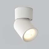 HERSIL Aufbaustrahler, LED-Downlights mit einstellbarem Winkel, faltbare, lochfreie Downlights, Deckenleuchten für Wohnzimmer