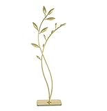 VALCLA Garderobenständer Bodengarderobe Aus Metall, Einfache Montage, Zweipolig, Garderobe for Wohnzimmer, Schlafzimmer, Flur, Garderobe Jackenständer für Eingang (Color : Gold)