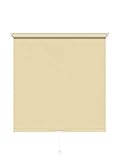 JalousieCrew Schnapprollo Springrollo Mittelzugrollo Creme - Breite 62 bis 222cm - Länge 160 und 230cm - Blickschutz (082 x 160 cm)