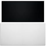 Deckenpaneele Wand Paneele UNI Weiß & Schwarz - Wand & Decken Verkleidung Wandpaneele Polystyrol STYROPOR ARTIG (4m²-8pcs, 0814XL WHITE)