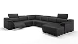 sofanella - Wohnlandschaft Montefino Ledersofa Echtleder Sofalandschaft