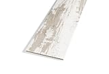 ARTENS - PVC Wandbelag Bali - Wandverkleidung - Naturweißes abgenutztes strukturiertes Holz - L. 120 x B.16,7 cm x 6 mm (Dicke)