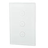 Intelligenter Lichtschalter, Touch-Wandschalter mit Sprachsteuerungsfunktion, WiFi-Touch-Schalter mit Sprachsteuerungs-Timing-Funktion für Zuhause