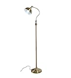 Stehleuchte Stehlampe Standleuchte Amerikanische Retro Stehlampe Wohnzimmer Schlafzimmer Nachttischlampe American Iron Art Dekoration Kreative Leselampe Stehlampe Standlampe Wohnzimmer ( Color : Remot