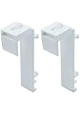 Bailena Klemmträger für Doppelrollo Universal Ersatzteile Klemmfix Klemmhalterung ohne Bohren für Fensterflügel und Tür verstellbar 1,5cm bis 2,4cm zum Klemmen Montage Set (4er Set)
