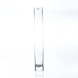 Glasvase, Blumenvase SOLIFLEUR H. 40cm D. 6cm rund transparent Sandra Rich